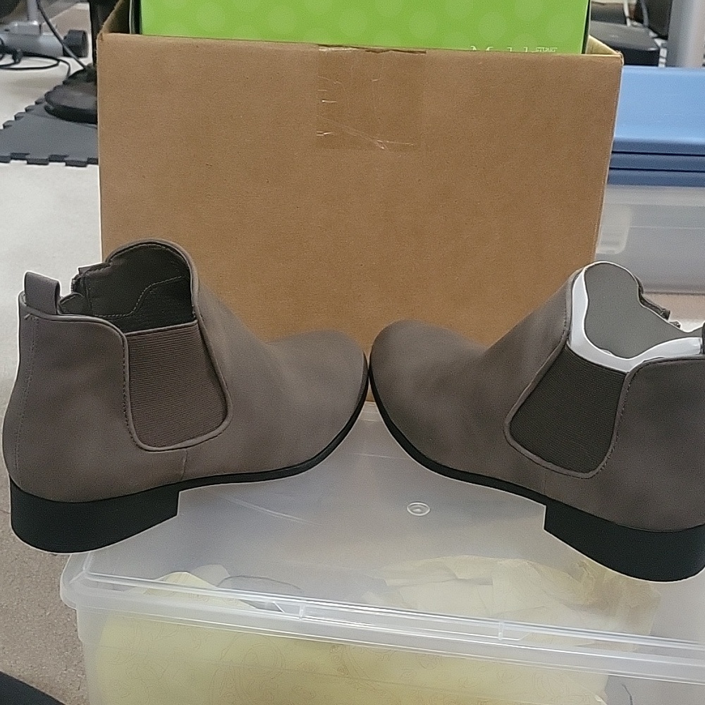 Gray Booties
